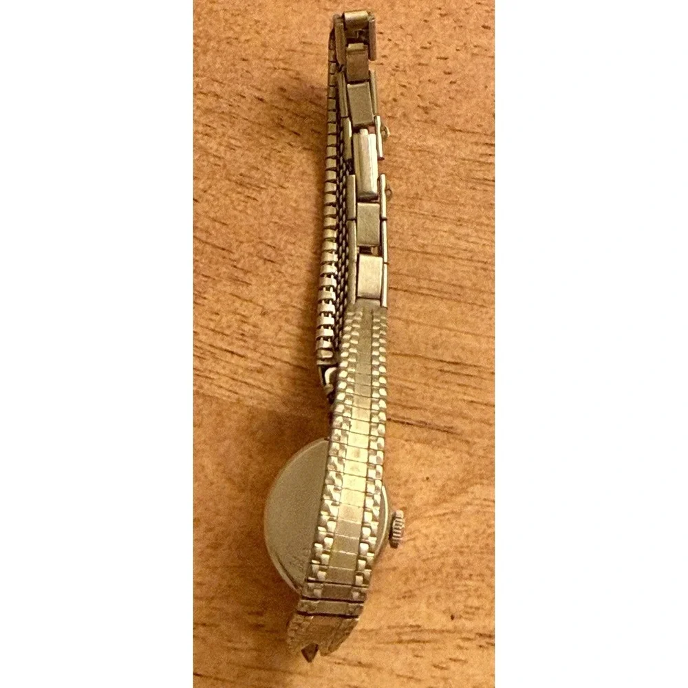 Vintage Zodiac Woman's Watch 10k R.G.P. Bezel Stainless Steel USA needs battery
